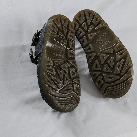 VTG 90s Chunky Platform Buckle Sandals Made In England Like New - Picture 7 of 8